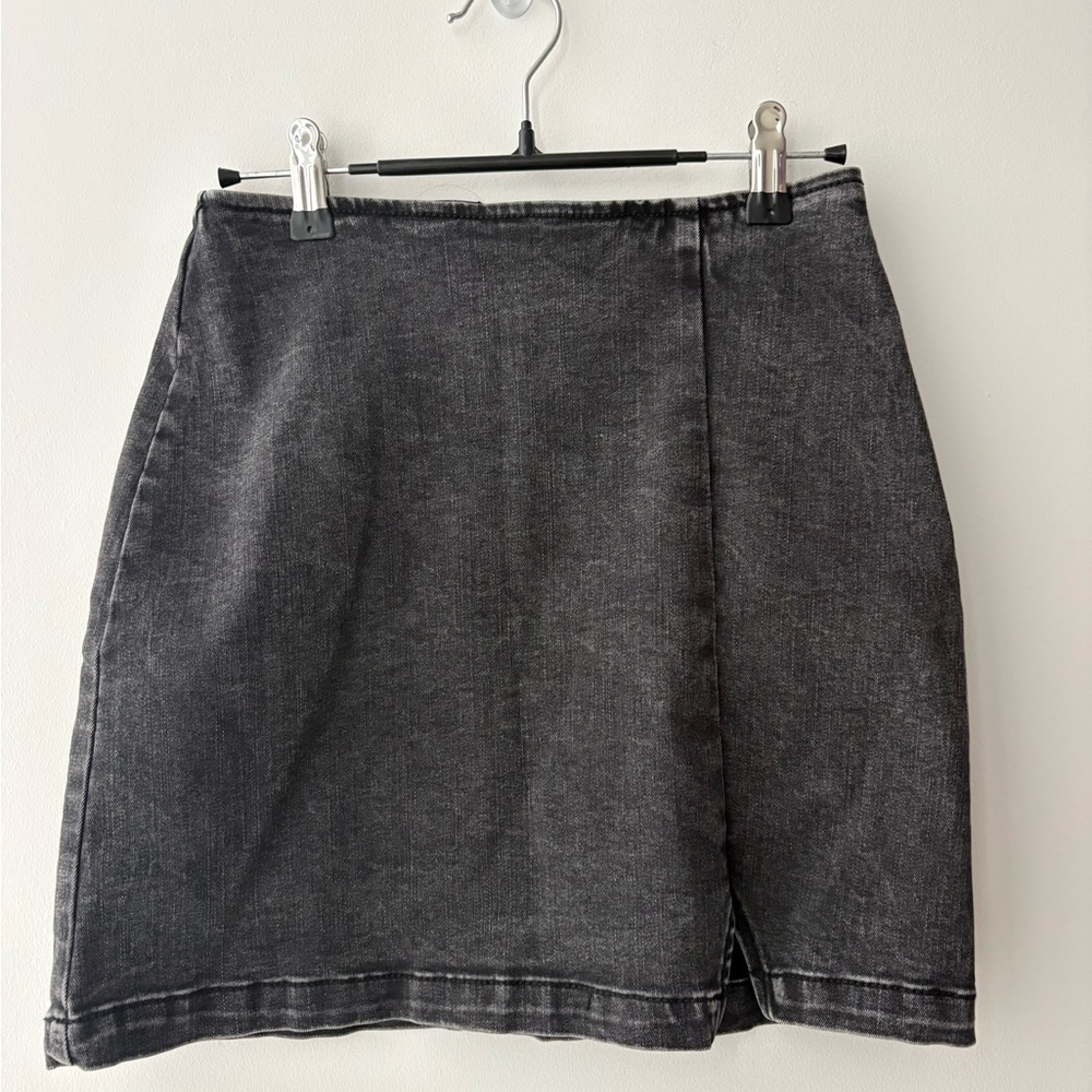 Wild Fable Charcoal A-Line Skirt